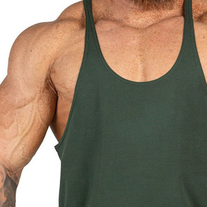 <b>Mens</b> Stringer <b>Singlet</b> Bodybuilding Workout Vest Lightweight Gym Fitness Training Sleeveless Tank Top <b>Mens</b> Stringer <b>Singlet</b> - Product Image 3