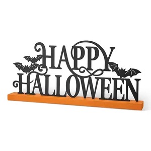 Décoration murale en métal pour Halloween, décoration suspendue effrayante, idéale pour la porte de la maison, la décoration de fête et la décoration saisonnière festive - Product Image 2