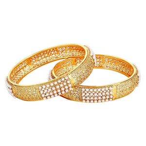 24K Gold Plated Alloy Cuff <b>Bracelet</b> Emerald Cut <b>Crystal</b> Rhinestone Flower Pattern Women's Party Jewelry Claw Setting Third Party - Product Image 2