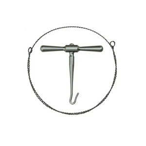 Juego de Instrumentos Quirúrgicos de Alta Calidad: Sierra Gigli Ortopédica Veterinaria Manual de Acero Inoxidable Alemán 316L con Mango de Alambre - Product Image 1