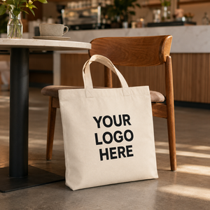 Bolsa de Mano Resistente para Mujer, 100% Lona de Algodón, Impresión Personalizada, Reutilizable, Ligera, Duradera, con Asas Dobles para Hombro, Ecológica - Product Image 4