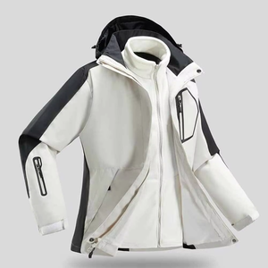 Combinaisons de ski imperméables 2026 pour femmes, combinaison de snowboard d'hiver à capuche zippée multi-panneaux, combinaison de ski unie pour femmes et hommes - Product Image 1