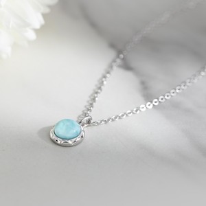 จี้มูนสโตนลาริมาร์ เงินแท้ 925 สร้อยคอพลอยธรรมชาติ เครื่องประดับสำหรับผู้หญิง ของขวัญ ขายส่ง - Product Image 6