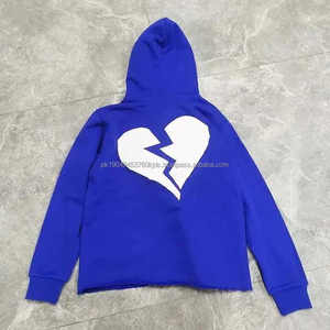 Sudadera con Capucha Extra Grande Vintage para Hombre, Sudadera de Felpa Gruesa 100% Algodón, Sudadera con Capucha Bordada para Hombre - Product Image 4