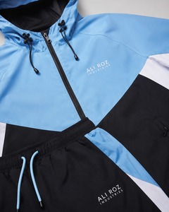 Ensemble coupe-vent court personnalisé OEM en tissu nylon doux, séchage rapide, respirant, vêtements de sport tendance pour hommes - Product Image 6