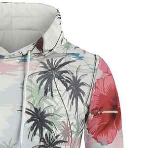 Hoodie à sublimation avec imprimé botanique unique, léger, coupe douce, moderne, tendance, tenue d'été chic, à porter en superposition, pour femme - Product Image 4