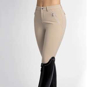 High Quality 4-way Stretch Horse Riding Breeches <b>Leggings</b> Tights <b>Equestrian</b> Wear Pants on Technical Fabric with Soft Feel - Product Image 5