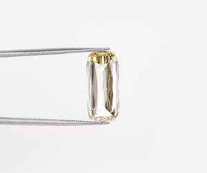 Diamant fantaisie jaune de laboratoire, taille ovale croisée, taille coussin, pureté VVS2, pierre libre pour la fabrication de bijoux - Product Image 5