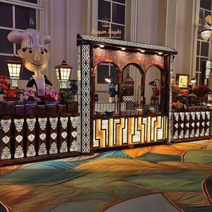 Le comptoir Golden Catering est conçu pour la restauration professionnelle. - Product Image 3