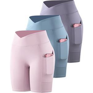 Pantalones Cortos Deportivos para Mujer, Diseño Nuevo, Cintura Alta Elástica, Transpirables, de Secado Rápido, Precio Directo de Fábrica, para Gimnasio, Fitness, Yoga y Entrenamiento - Product Image 6