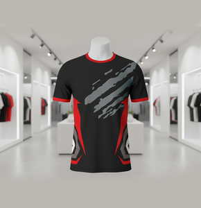 T-shirt personnalisé en sublimation, manches courtes, col rond, 100% polyester, uni, 180 grammes, tricoté, écologique, pour impression de logo - Product Image 2