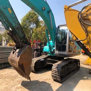 Excavatrice d'occasion prête à la vente Kobelco SK200 Japon d'origine 20 tonnes d'occasion, pelle hydraulique sur chenilles d'occasion SK115 SK75-8 - Product Image 4