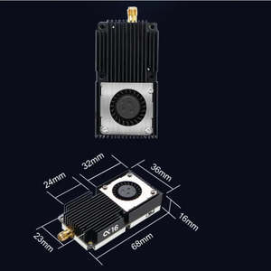 เครื่องส่งสัญญาณวิดีโอ96CH อัลฟา16ก./ 5.8ก. สำหรับโดรน RC ระยะไกลพิเศษ5.8ก. 16W FPV vtx สำหรับเครื่องบิน96CH - Product Image 4