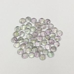 อัญมณีแฟชั่นแบบหลวมทำด้วยมือทรงกลมฟลูออไรต์หลายเม็ด5มม. ทำด้วยมือ - Product Image 3