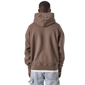 OEM-Sudadera con capucha para hombre, de algodón 100%, con bordado personalizado, bolsillo canguro, de gran tamaño - Product Image 6