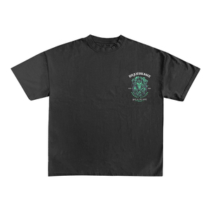 เสื้อยืดสตรีทแวร์ผู้ชายแบบสั่งทำพิเศษ พิมพ์ลาย DTG คุณภาพสูง พิมพ์ลาย DTF ทั่วตัว ทรงบ็อกซี่ ขอบดิบ พิมพ์ลายกราฟิก - Product Image 2