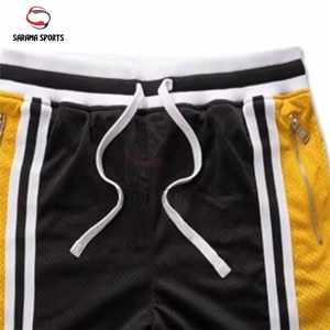 Shorts de basket-ball pour hommes, shorts de sport en mesh durables, fabricant OEM ODM en gros - Product Image 3
