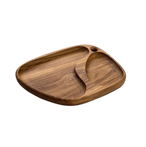 Plateau en bois décoratif, essentiel pour la maison, conçu pour une présentation raffinée des aliments et des moments de repas élégants - Product Image 5