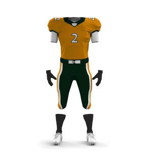 Uniforme de Fútbol Americano de Estilo Único, Personalizado para Equipos Nacionales, Manga Corta y Pantalones, Transpirable, 100% Poliéster, Uniforme de Fútbol para Hombre - Product Image 2
