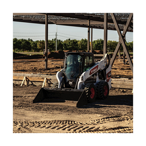 Bobcat S450 compact skid steer loader for sale used reliable diesel machine for construction landscaping work - Product Image 5