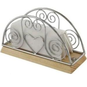 Porte-serviettes pour réceptions de mariage, boîte à mouchoirs en métal et en bois, utilisation toute saison, qualité supérieure - Product Image 1