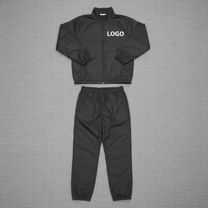 Ensembles de jogging pour hommes en coton imprimé, tendance du moment, deux pièces, survêtements zippés, qualité supérieure, survêtements personnalisés avec logo - Product Image 1
