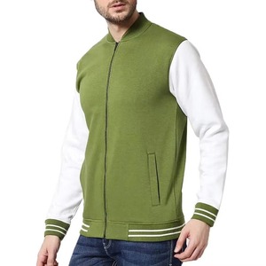 Fleece University College Varsity <b>Jacket</b> for Men Custom University Varsity <b>Jacket</b> Manufacturer - Product Image 4