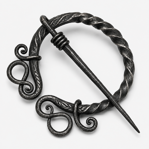 Collar de Hierro Forjado a Mano Estilo Vikingo con Cruz de Troll Medieval, Amuleto Forjado Duradero con Diseño Medieval Tradicional - Product Image 5