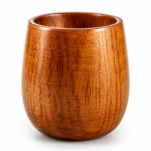 Mug à bière en bois poli fait main, style viking, rustique, écologique, gravé sur mesure, personnalisé, objet de collection - Product Image 4
