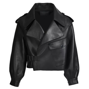 Nouvelle Veste en Cuir pour Femme, Tendance et Très Vendue, en Cuir Souple, Vente en Gros, Nouveau Design - Product Image 4