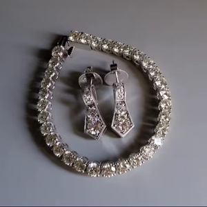 Pulsera de Moda Hip Hop Personalizada Unisex de 5mm con Diamante Cultivado en Laboratorio de Calidad VVS1 y Plata 925 Certificada para Compromiso - Product Image 1