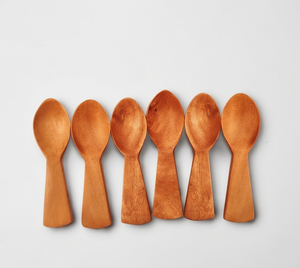 Ensemble de cuillères à mesurer en bois de qualité supérieure, outils de mesure écologiques pour la cuisine et la pâtisserie - Product Image 1