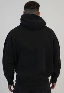 Latest Men's Streetwear Heavyweight Men's Hoodie With Spliced Hat Sweatshirt <b>Thermal</b> Clothing Logo Oversized Men Hoodies - Product Image 2