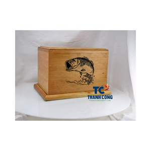 โกศไม้สำหรับเผาขี้เถ้าพร้อมบริการปรับแต่ง OEM สำหรับโกศไม้สำหรับสัตว์เลี้ยงทั่วโลก - Product Image 1