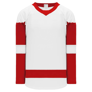 เสื้อฮอกกี้น้ำแข็งแบบระบายอากาศได้ดี ผลิตจากโพลีเอสเตอร์ 100% แบบซับลิเมชั่น ชุดยูนิฟอร์มระดับโปร รับผลิตตามแบบ OEM ขนาดผู้ใหญ่ พิมพ์ลายคุณภาพสูง ดีไซน์ทันสมัย - Product Image 5