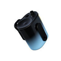 360 °   Haut-parleur portable rotatif avec clip, mini enceinte à basses, son haute fidélité clair, haut-parleur mains libres pour l'extérieur, idéal pour les voyages et le cyclisme