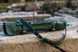 Estuche Enrollable para Cuchillos de Chef, de Cuero Vacuno, Resistente, a Prueba de Olores, de Gran Capacidad, para Profesionales de la Cocina, LSKR-0059 - Product Image 3