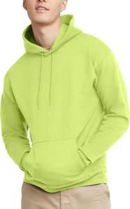 Sudadera con Capucha Verde Lima para Hombre, Corte Regular, 100% Algodón Tejido, Ropa Casual de Otoño - Product Image 2
