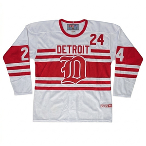 Jersey de Hockey sobre Hielo Retro de Alta Calidad, Personalizable, Estilo Americano, Uniforme Deportivo de Poliéster - Product Image 1