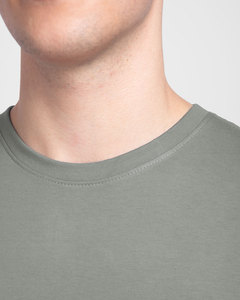 T-shirts décontractés pour hommes 100 % coton à col rond et manches courtes, coupe classique, personnalisables, respirants et à séchage rapide – Approvisionnement direct usine - Product Image 2