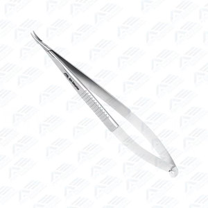 Portaagujas Micro Barraquer de Carburo para Microcirugía, Instrumento Médico de Acero Inoxidable y Tungsteno - Product Image 4