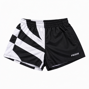 Pantalones Cortos de Rugby Personalizados con Estampado 3D al por Mayor, de Poliéster, para Hombre, Premium, Talla Grande, para Verano - Product Image 5