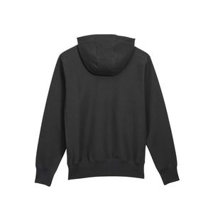 เสื้อฮู้ดซิปสีดำพรีเมียมแบบยูนิเซ็กส์ แจ็คเก็ตมีซิปเต็มตัว ผ้าฟลีซ สวมใส่สบาย เหมาะสำหรับลำลองและเล่นกีฬา - Product Image 3