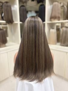 Pelucas sin pegamento de cabello humano virgen al por mayor con encaje suizo HD, transparentes, transpirables, con una apariencia natural - Product Image 5