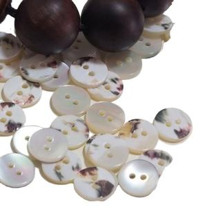 Factory High Quality Eco-Friendly 2 Hole Black Horn <b>Buttons</b> Acrylic Sequin Decorative <b>Buttons</b> Custom Logo Plated <b>Buttons</b> Wholesa - Product Image 4