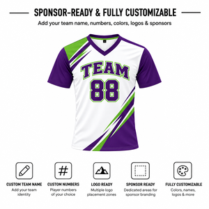 Maillot de baseball unisexe à col en V, manches courtes, impression sublimée, évacuation de l'humidité, 100% polyester, design personnalisé pour équipe adulte unisexe - Product Image 3