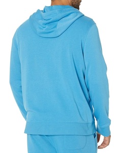 Nouveau sweat à capuche zippé élégant pour homme, 100 % coton, manches longues, col tombant, couleur unie, confortable, service OEM, Bangladesh - Product Image 6