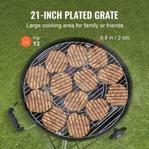 Griglia di Ricambio in Ferro da 21 Pollici per Barbecue a Gas, Compatibile con Griglie a Carbone da Esterno da 21 Pollici - Product Image 3