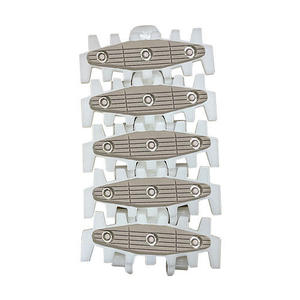 Convoyeur à chaîne à friction Modu hautement flexible ML2 CF 3S POM Pad, résistant aux produits chimiques, largeur 140 mm, vitesse 50 m/min, pour fournisseurs en gros - Product Image 1