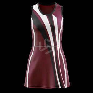 Nouveaux ensembles d'uniformes de netball unisexes sublimés, respirants, grandes tailles, personnalisables pour équipes, col en V, les plus vendus - Product Image 3